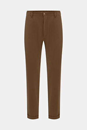 Standart Kalıp Camel Boru Paça Viskoz Pantolon