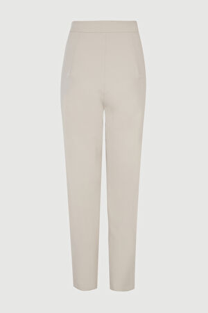 Standart Kalıp Krem Pantolon_2