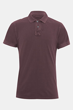 Mürdüm Polo Yaka T-Shirt