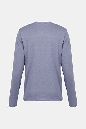 Mavi Bisiklet Yaka T-Shirt_5
