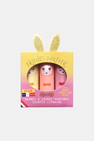 Glitter Gold 3'lü Set Lip Balm