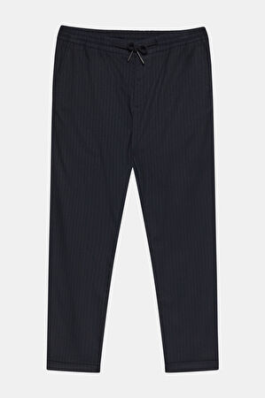 Lacivert Boru Paça Pantolon