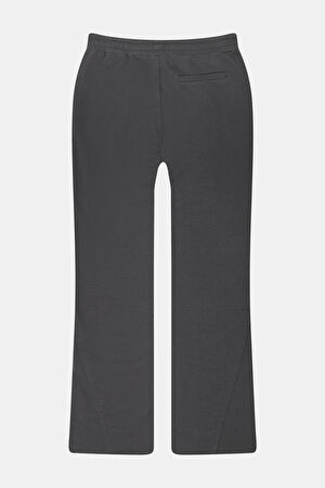 Koyu Gri Boru Paça Spor Pantolon_4