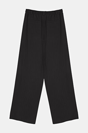 Siyah Bol Paça Pantolon_4