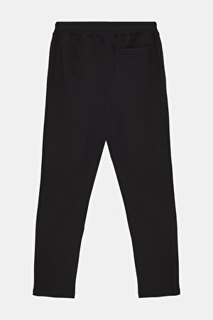Siyah Boru Paça Spor Pantolon_2