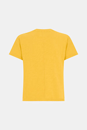 Sarı Bisiklet Yaka T-Shirt_2