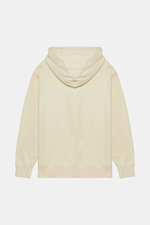 Krem Kapuşonlu Sweatshirt_2