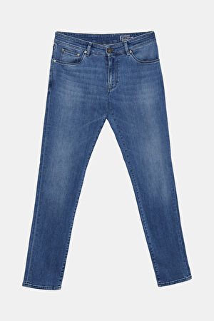 Dar Kalıp Mavi Skinny Jean Pantolon