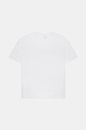 Ekru Bisiklet Yaka T-Shirt_2