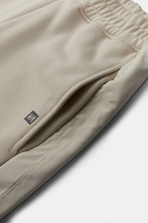 Ekru Dar Paça Spor Pantolon_3