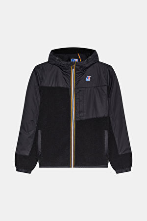 Siyah Sherpa Detaylı Mont