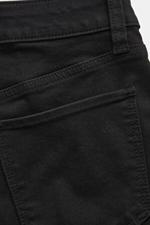 Siyah Bol Paça Pantolon_5