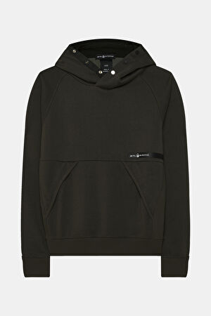 Koyu Gri Kapuşonlu Sweatshirt