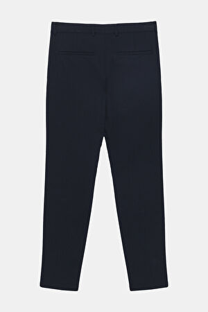Dar Kalıp Lacivert Dar Paça Pantolon_2