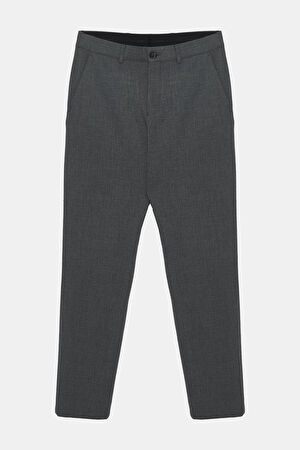 Dar Kalıp Gri Dar Paça Pantolon