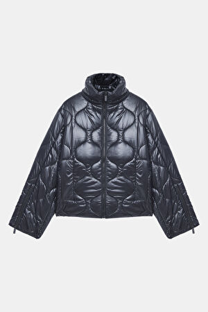 Siyah %100 Recycled Polyester Mont