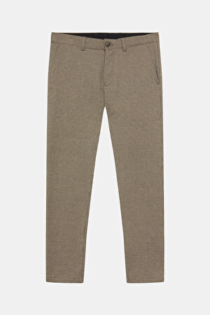 Bej Dar Paça Pantolon