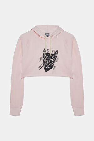 Lemlem Açık Pembe Kapuşonlu Sweatshirt