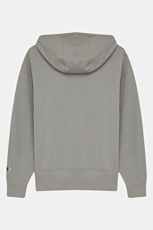 PAM Gri Relax Kalıp Kapüşonlu Sweatshirt_2