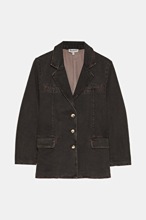 Siyah Denim Ceket