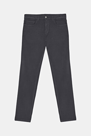 Koyu Mavi Dar Paça Jean Pantolon