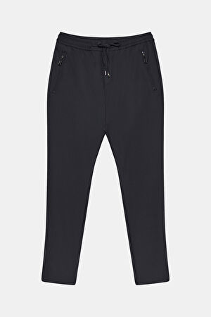 Lacivert Boru Paça Pantolon