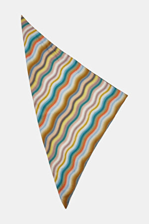 Çok Renkli Desenli Bandana