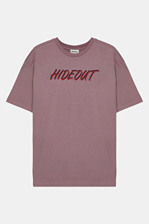 Vizon Resort Yaka Nakışlı T-Shirt