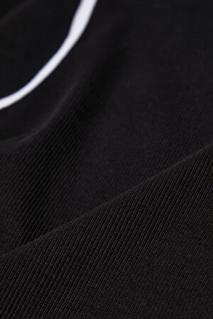Siyah Bisiklet Yaka T-Shirt_7
