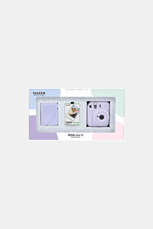 Instax Mini 12 Lılac Purple Mini Bundle Fotoğraf Makinesi