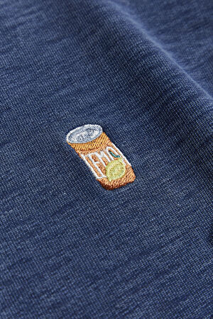 Lacivert Bisiklet Yaka Sweatshirt_4