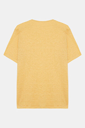 Turuncu Bisiklet Yaka T-Shirt_2