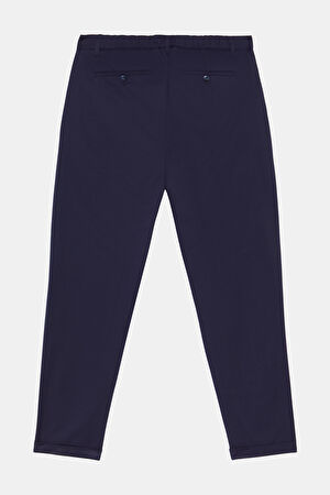 Lacivert Boru Paça Pantolon_2