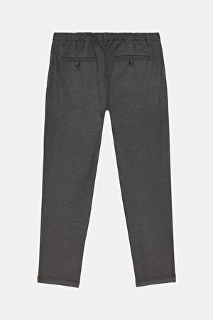 Koyu Gri Boru Paça Pantolon_2