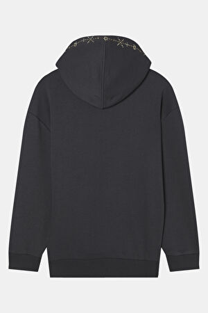 Füme Kapüşonlu Sweatshirt_2