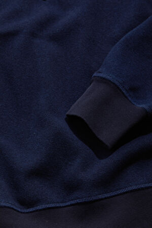 Lacivert Polo Yaka Sweatshirt_4