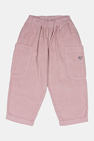 Açık Pembe Boru Paça Pantolon