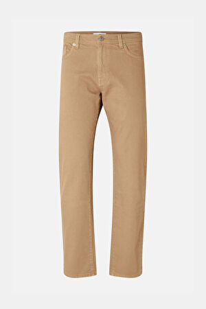 Bej Dar Paça Pantolon