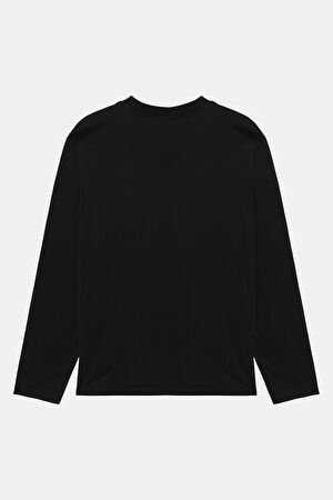 Antrasit Bisiklet Yaka T-Shirt_2