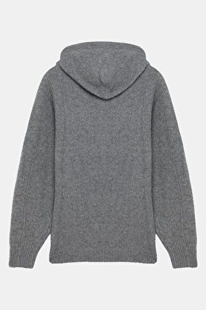Gri Kapüşonlu Sweatshirt_2