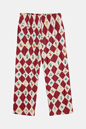 Kırmızı Dar Paça Pantolon