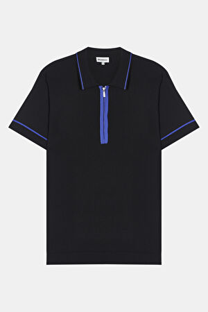 Siyah Polo Yaka T-Shirt