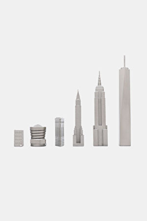 Stainless Steel New York vs San Francisco Satranç