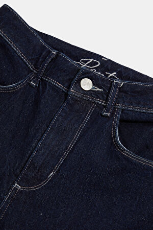 Lacivert Boru Paça Pantolon_3