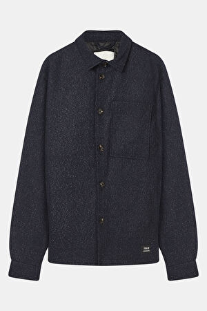 Lacivert Polyester Akrilik Mont