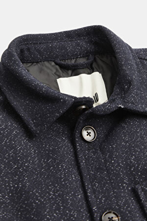 Lacivert Polyester Akrilik Mont_3