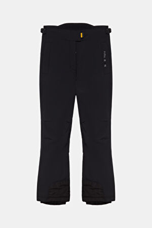 Siyah Boru Paça Pantolon