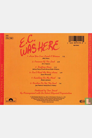 Eric Clapton EC Was Here