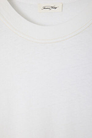 Bisiklet Yaka Beyaz T-Shirt_2