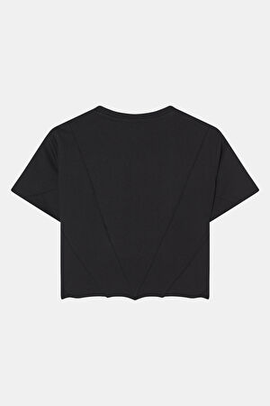 Siyah Bisiklet Yaka T-Shirt_2